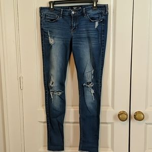 Hollister Distressed Crop Jeans